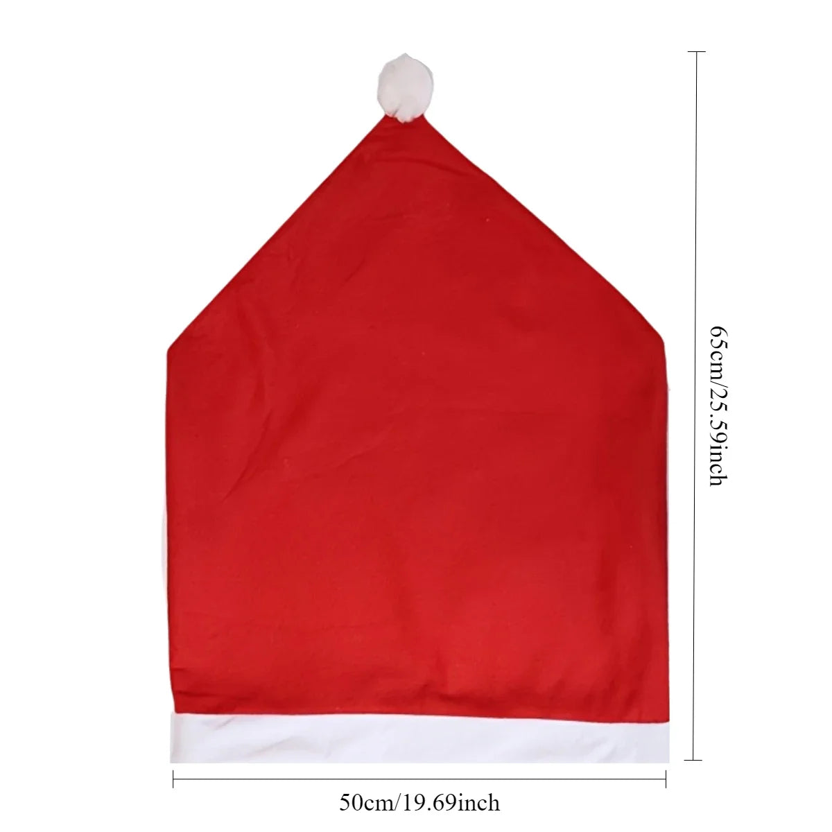 Cappello di Babbo Natale Coprisedia - confezioni da 1, 6 o 12 pezzi di proteggi sedie natalizie